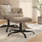 vidaXL Fußhocker Hellgrau 60x60x36 cm Mikrofasergewebe vidaXL Fußhocker Hellgrau 60x60x36 cm Mikrofasergewebe