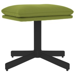 vidaXL Fußhocker Hellgrün 60x60x36 cm Samt