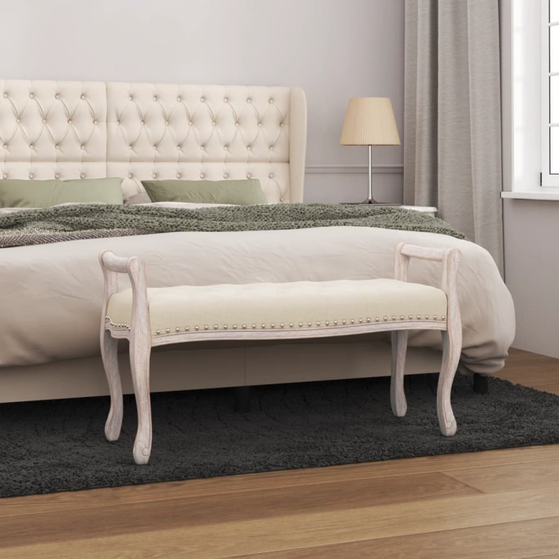 vidaXL Sitzbank 110x45x60 cm Leinen vidaXL Sitzbank 110x45x60 cm Leinen