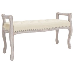 vidaXL Sitzbank 110x45x60 cm Leinen