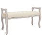vidaXL Sitzbank 110x45x60 cm Leinen vidaXL Sitzbank 110x45x60 cm Leinen