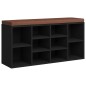 vidaXL Schuhbank Schwarz 103x30x48 cm Holzwerkstoff vidaXL Schuhbank Schwarz 103x30x48 cm Holzwerkstoff