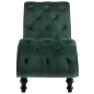 vidaXL Chaiselongue Grün Samt vidaXL Chaiselongue Grün Samt
