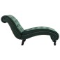 vidaXL Chaiselongue Grün Samt vidaXL Chaiselongue Grün Samt