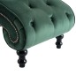 vidaXL Chaiselongue Grün Samt vidaXL Chaiselongue Grün Samt