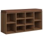 vidaXL Schuhbank Braun Eichen-Optik 103x30x48 cm Holzwerkstoff vidaXL Schuhbank Braun Eichen-Optik 103x30x48 cm Holzwerkstoff