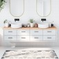 Waschtischplatte 220x50x6 cm Massivholz Unbehandelt Waschtischplatte 220x50x6 cm Massivholz Unbehandelt