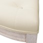 vidaXL Sitzbank 110,5x45x49 cm Leinen vidaXL Sitzbank 110,5x45x49 cm Leinen