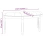 vidaXL Sitzbank 110,5x45x49 cm Leinen vidaXL Sitzbank 110,5x45x49 cm Leinen