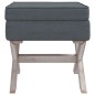 vidaXL Hocker mit Stauraum Dunkelgrau 45x45x49 cm Samt vidaXL Hocker mit Stauraum Dunkelgrau 45x45x49 cm Samt