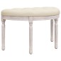 vidaXL Sitzbank 81,5x41x49 cm Leinen vidaXL Sitzbank 81,5x41x49 cm Leinen