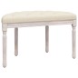 vidaXL Sitzbank 81,5x41x49 cm Leinen vidaXL Sitzbank 81,5x41x49 cm Leinen