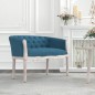 vidaXL Sitzbank Blau 98x56x69 cm Samt vidaXL Sitzbank Blau 98x56x69 cm Samt