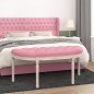 vidaXL Sitzbank Rosa 110,5x45x49 cm Samt vidaXL Sitzbank Rosa 110,5x45x49 cm Samt