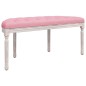 vidaXL Sitzbank Rosa 110,5x45x49 cm Samt vidaXL Sitzbank Rosa 110,5x45x49 cm Samt