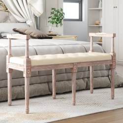 vidaXL Sitzbank 110x40x70 cm Leinen