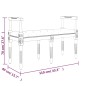 vidaXL Sitzbank 110x40x70 cm Leinen vidaXL Sitzbank 110x40x70 cm Leinen