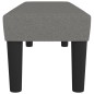 vidaXL Sitzbank Dunkelgrau 100x30x30 cm Stoff vidaXL Sitzbank Dunkelgrau 100x30x30 cm Stoff