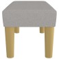 vidaXL Sitzbank Hellgrau 70x30x30 cm Stoff vidaXL Sitzbank Hellgrau 70x30x30 cm Stoff