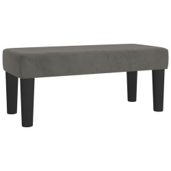 vidaXL Sitzbank Dunkelgrau 70x30x30 cm Samt