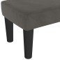 vidaXL Sitzbank Dunkelgrau 70x30x30 cm Samt vidaXL Sitzbank Dunkelgrau 70x30x30 cm Samt