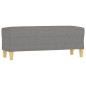 vidaXL Sitzbank Dunkelgrau 100x35x41 cm Stoff vidaXL Sitzbank Dunkelgrau 100x35x41 cm Stoff