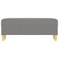 vidaXL Sitzbank Dunkelgrau 100x35x41 cm Stoff vidaXL Sitzbank Dunkelgrau 100x35x41 cm Stoff