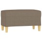 vidaXL Sitzbank Taupe 70x35x41 cm Stoff vidaXL Sitzbank Taupe 70x35x41 cm Stoff