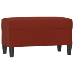 vidaXL Sitzbank Weinrot 70x35x41 cm Kunstleder