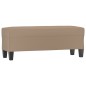 vidaXL Sitzbank Cappuccino-Braun 100x35x41 cm Kunstleder vidaXL Sitzbank Cappuccino-Braun 100x35x41 cm Kunstleder