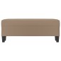 vidaXL Sitzbank Cappuccino-Braun 100x35x41 cm Kunstleder vidaXL Sitzbank Cappuccino-Braun 100x35x41 cm Kunstleder