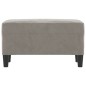 vidaXL Sitzbank Hellgrau 70x35x41 cm Samt vidaXL Sitzbank Hellgrau 70x35x41 cm Samt