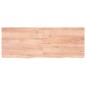 Waschtischplatte Hellbraun 160x60x4 cm Massivholz Behandelt Waschtischplatte Hellbraun 160x60x4 cm Massivholz Behandelt