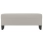 vidaXL Sitzbank Hellgrau 100x35x41 cm Mikrofasergewebe vidaXL Sitzbank Hellgrau 100x35x41 cm Mikrofasergewebe