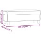 vidaXL Sitzbank Hellgrau 100x35x41 cm Mikrofasergewebe vidaXL Sitzbank Hellgrau 100x35x41 cm Mikrofasergewebe