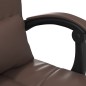 vidaXL Bürostuhl mit Massagefunktion Braun Kunstleder vidaXL Bürostuhl mit Massagefunktion Braun Kunstleder