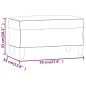 vidaXL Sitzbank Creme 70x35x41 cm Samt vidaXL Sitzbank Creme 70x35x41 cm Samt