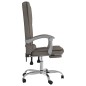 vidaXL Bürostuhl mit Massagefunktion Taupe Stoff vidaXL Bürostuhl mit Massagefunktion Taupe Stoff
