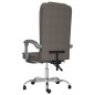 vidaXL Bürostuhl mit Massagefunktion Taupe Stoff vidaXL Bürostuhl mit Massagefunktion Taupe Stoff
