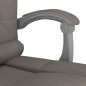 vidaXL Bürostuhl mit Massagefunktion Taupe Stoff vidaXL Bürostuhl mit Massagefunktion Taupe Stoff