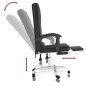 vidaXL Bürostuhl mit Massagefunktion Schwarz Kunstleder vidaXL Bürostuhl mit Massagefunktion Schwarz Kunstleder