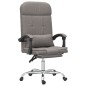 vidaXL Bürostuhl mit Massagefunktion Taupe Stoff vidaXL Bürostuhl mit Massagefunktion Taupe Stoff