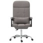 vidaXL Bürostuhl mit Massagefunktion Taupe Stoff vidaXL Bürostuhl mit Massagefunktion Taupe Stoff
