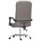 vidaXL Bürostuhl mit Massagefunktion Taupe Stoff vidaXL Bürostuhl mit Massagefunktion Taupe Stoff