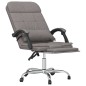 vidaXL Bürostuhl mit Massagefunktion Taupe Stoff vidaXL Bürostuhl mit Massagefunktion Taupe Stoff