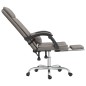 vidaXL Bürostuhl mit Massagefunktion Taupe Stoff vidaXL Bürostuhl mit Massagefunktion Taupe Stoff