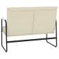 vidaXL Sitzbank Creme 100x64x80 cm Kunstleder vidaXL Sitzbank Creme 100x64x80 cm Kunstleder