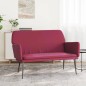 vidaXL Sitzbank Weinrot 108x79x79 cm Samt vidaXL Sitzbank Weinrot 108x79x79 cm Samt