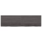 vidaXL Waschtischplatte Dunkelbraun 180x50x(2-6)cm Massivholz vidaXL Waschtischplatte Dunkelbraun 180x50x(2-6)cm Massivholz