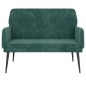 vidaXL Sitzbank Dunkelgrün 108x79x79 cm Samt vidaXL Sitzbank Dunkelgrün 108x79x79 cm Samt